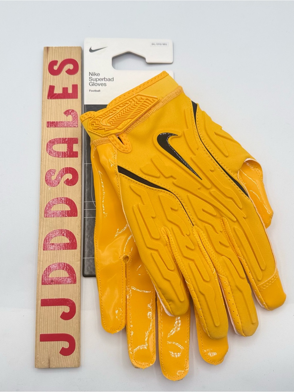 Nike Superbad 7.0 NFL Steelers Yellow Black Football Gloves HF0311-702 Size 3XL
